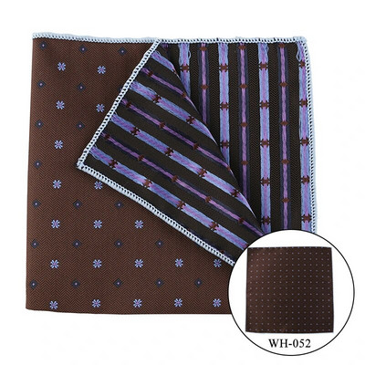 Besplatna dostava Tailor Smit Vintage prugasti poliester mali rupčić džepni ručnik šal oko vrata muško odijelo košulja Hanky 25*25 cm