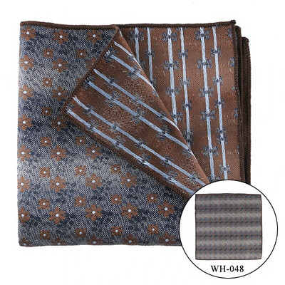 Besplatna dostava Tailor Smit Vintage prugasti poliester mali rupčić džepni ručnik šal oko vrata muško odijelo košulja Hanky 25*25 cm