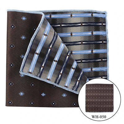 Besplatna dostava Tailor Smit Vintage prugasti poliester mali rupčić džepni ručnik šal oko vrata muško odijelo košulja Hanky 25*25 cm