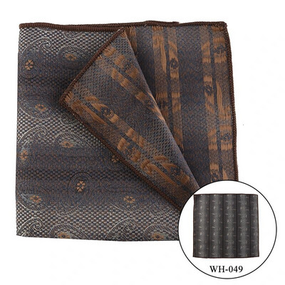 Besplatna dostava Tailor Smit Vintage prugasti poliester mali rupčić džepni ručnik šal oko vrata muško odijelo košulja Hanky 25*25 cm