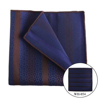 Besplatna dostava Tailor Smit Vintage prugasti poliester mali rupčić džepni ručnik šal oko vrata muško odijelo košulja Hanky 25*25 cm