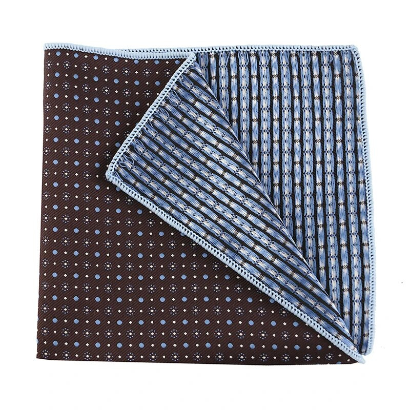 Besplatna dostava Tailor Smit Vintage prugasti poliester mali rupčić džepni ručnik šal oko vrata muško odijelo košulja Hanky 25*25 cm