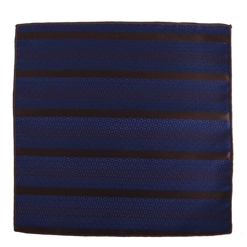 Besplatna dostava Tailor Smit Vintage prugasti poliester mali rupčić džepni ručnik šal oko vrata muško odijelo košulja Hanky 25*25 cm