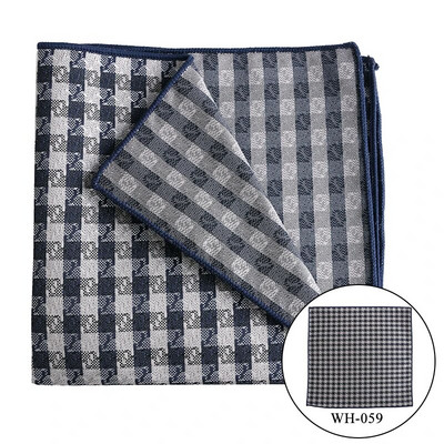 Tailor Smith jauns vīriešu oranži dzeltens poliestera rūtains uzvalks kabatas kvadrātveida retro elegants džentlmeņu biznesa kabatlakats vīriešu dāvana