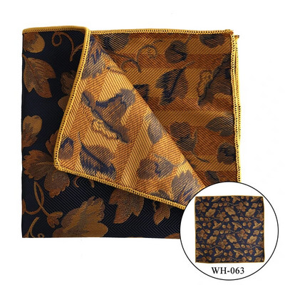 Tailor Smith jauns vīriešu oranži dzeltens poliestera rūtains uzvalks kabatas kvadrātveida retro elegants džentlmeņu biznesa kabatlakats vīriešu dāvana