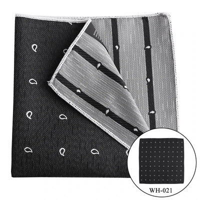 Tailor Smith Vintage kabatlakatiņa svītra Dot Woven Hankies Mikrošķiedras Hanky Business Pocket Square Vīriešu krūšu dvielis