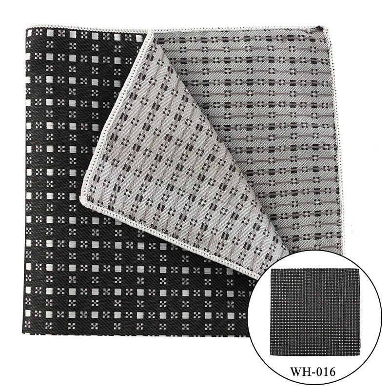 Tailor Smith Vintage kabatlakatiņa svītra Dot Woven Hankies Mikrošķiedras Hanky Business Pocket Square Vīriešu krūšu dvielis