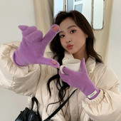 100% vunene zimske tople pletene rukavice Rukavice s punim prstima Telefon osjetljiv na dodir Zaslon osjetljiv na dodir Rukavice za skijanje Rukavice rukavice Radne rukavice za žene