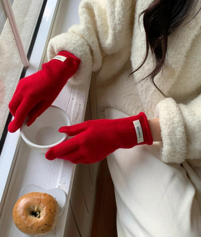 100% vunene zimske tople pletene rukavice Rukavice s punim prstima Telefon osjetljiv na dodir Zaslon osjetljiv na dodir Rukavice za skijanje Rukavice rukavice Radne rukavice za žene