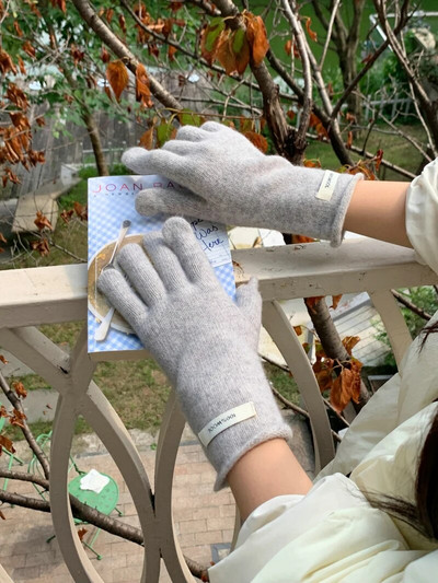 100% vunene zimske tople pletene rukavice Rukavice s punim prstima Telefon osjetljiv na dodir Zaslon osjetljiv na dodir Rukavice za skijanje Rukavice rukavice Radne rukavice za žene