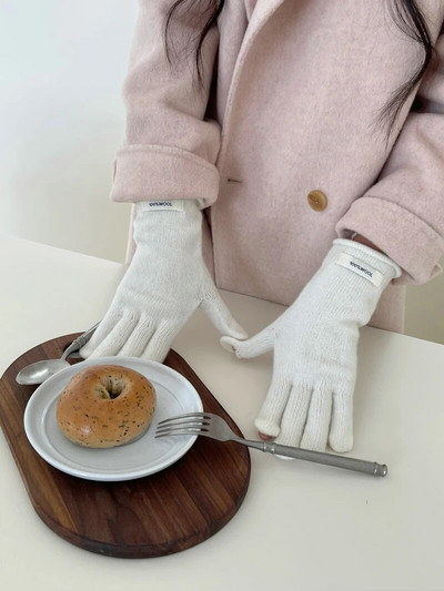 100% vunene zimske tople pletene rukavice Rukavice s punim prstima Telefon osjetljiv na dodir Zaslon osjetljiv na dodir Rukavice za skijanje Rukavice rukavice Radne rukavice za žene