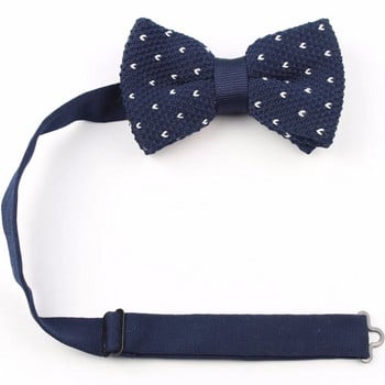 Мъжки вратовръзки, смокинг, плетена папийонка, вратовръзка с папийонка на звезди и точки, дебела двойна палуба, предварително завързани регулируеми ежедневни вратовръзки