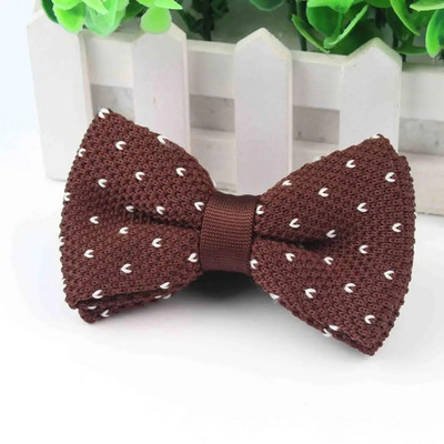 Muške kravate oko vrata Smoking Pletena leptir-mašna Zvjezdasta točkasta leptir-mašna Debela dupla paluba Unaprijed vezane podesive pletene ležerne kravate