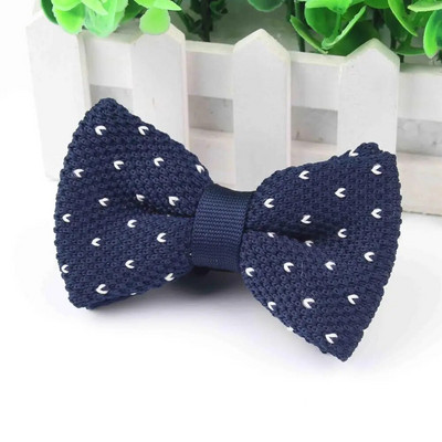 Muške kravate oko vrata Smoking Pletena leptir-mašna Zvjezdasta točkasta leptir-mašna Debela dupla paluba Unaprijed vezane podesive pletene ležerne kravate