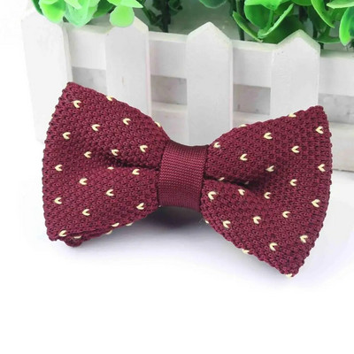 Muške kravate oko vrata Smoking Pletena leptir-mašna Zvjezdasta točkasta leptir-mašna Debela dupla paluba Unaprijed vezane podesive pletene ležerne kravate