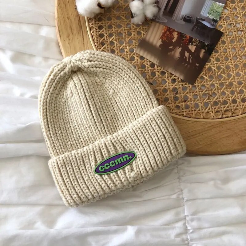 Nova ženska zimska kapa slatkih boja, topla, mekana, trendi šešir Kpop stil Vunena kapa, elegantna svestrana kapa