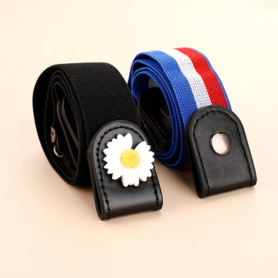 Sieviešu jostas bez sprādzes jostasvietas Džinsi Bikses bez sprādzes, elastīga jostasvieta Sieviešu josta Neredzama josta DropShipping