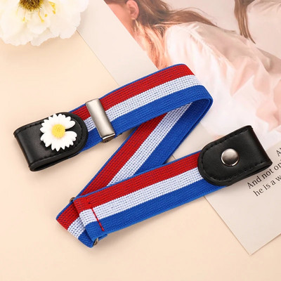 Sieviešu jostas bez sprādzes jostasvietas Džinsi Bikses bez sprādzes, elastīga jostasvieta Sieviešu josta Neredzama josta DropShipping