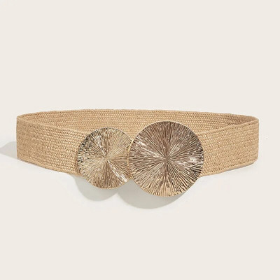 Proljeće i ljeto 2023. Ženska tkana elastična modna haljina širokog struka s ukrasnim modnim korzetnim pojasom za žene Žene