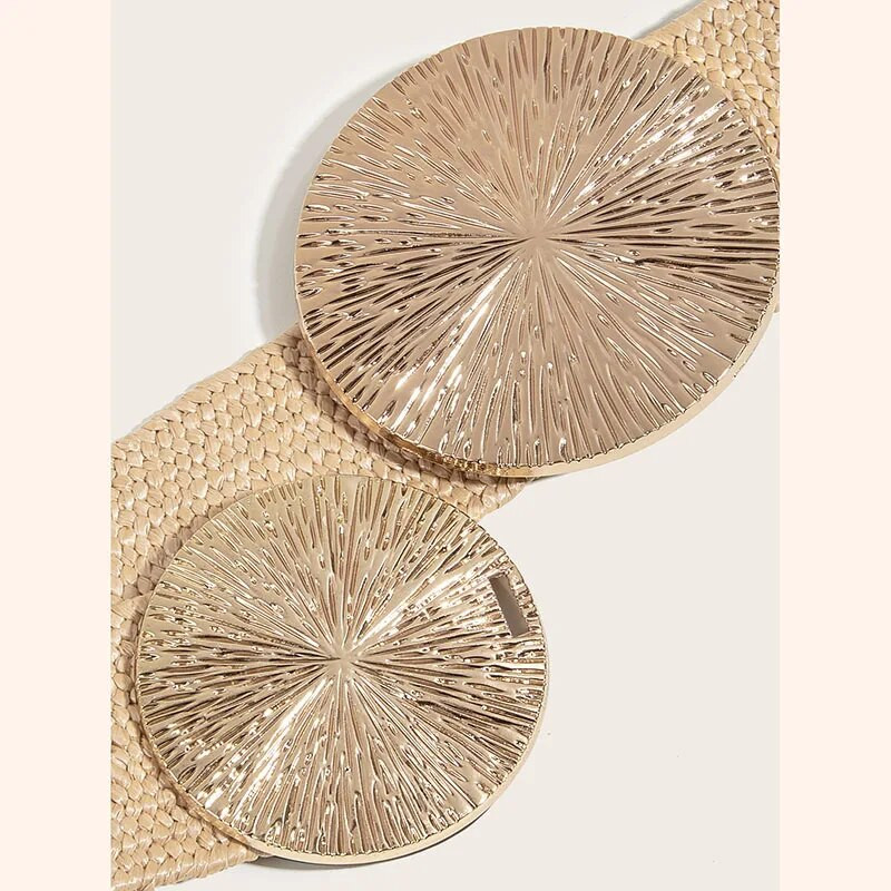 Proljeće i ljeto 2023. Ženska tkana elastična modna haljina širokog struka s ukrasnim modnim korzetnim pojasom za žene Žene