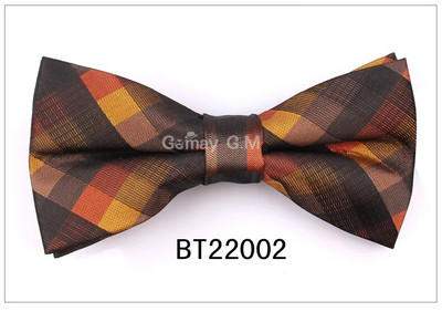 Kockás csokornyakkendők férfiaknak Poliészter divatos, állítható csokornyakkendő esküvői partikra Kravats vőlegény pillangó felnőtt kockás csokornyakkendő