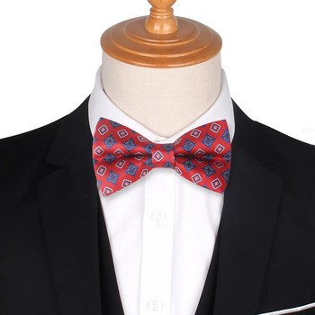 Модна пейсли папийонка за мъже, жени, класическа флорална папийонка за парти, сватба, панделка за възрастни, мъжки папийонки, вратовръзки, червена вратовръзка