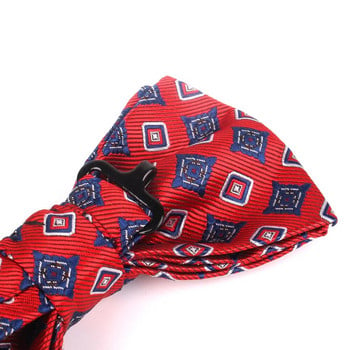 Μόδα παπιγιόν Paisley για άντρες Γυναικεία Κλασικό φλοράλ παπιγιόν για πάρτι γάμου Παπιγιόν για ενήλικες Ανδρικά παπιγιόν Cravats Red Tie