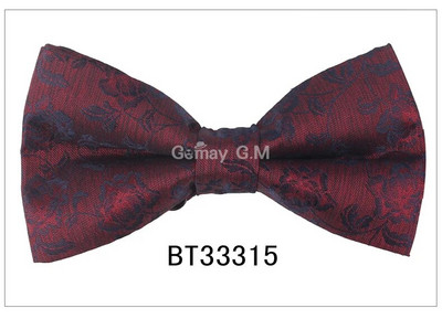 Moodne Paisley kikilips Meestele Naistele Klassikaline lilleline kikilips peoks pulmadeks Kikisõlm Täiskasvanute Meeste Kikilipsud Kravatid Punane Lips