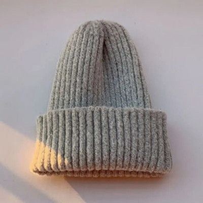 Nauja saldainių spalvų žieminė kepurė Moteriška megzta kepurė Šilta Minkšta madinga kepuraitė Kpop Style Vilna Beanie Elegantiška visiems tinkanti kepurė