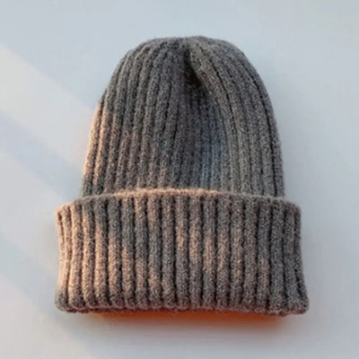 Nauja saldainių spalvų žieminė kepurė Moteriška megzta kepurė Šilta Minkšta madinga kepuraitė Kpop Style Vilna Beanie Elegantiška visiems tinkanti kepurė