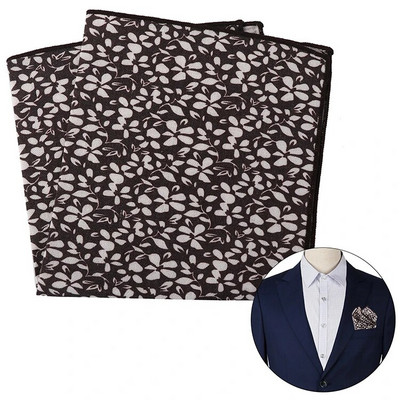 Tailor Smith Hot Akció Új termék Zseb négyzet alakú vászon üzleti zseb négyzet alakú mellkasi törölköző mintás zsebkendő férfiaknak