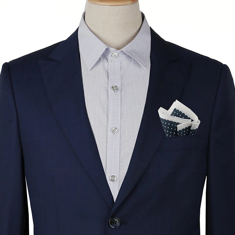 Tailor Smith Hot Akció Új termék Zseb négyzet alakú vászon üzleti zseb négyzet alakú mellkasi törölköző mintás zsebkendő férfiaknak