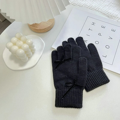 Kötött téli kesztyűk női kasmír őszi téli melegen tartó ujjatlan ujjak vastag érintőképernyő síelés kültéri munkakesztyű nőknek