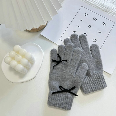 Kötött téli kesztyűk női kasmír őszi téli melegen tartó ujjatlan ujjak vastag érintőképernyő síelés kültéri munkakesztyű nőknek