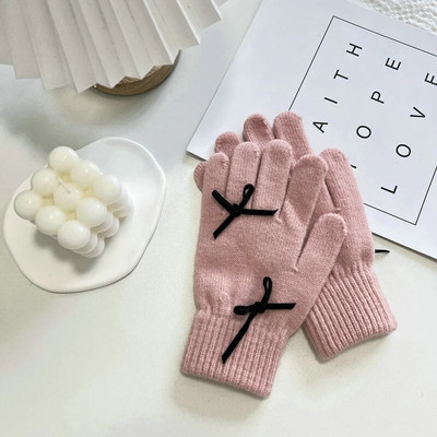 Kötött téli kesztyűk női kasmír őszi téli melegen tartó ujjatlan ujjak vastag érintőképernyő síelés kültéri munkakesztyű nőknek