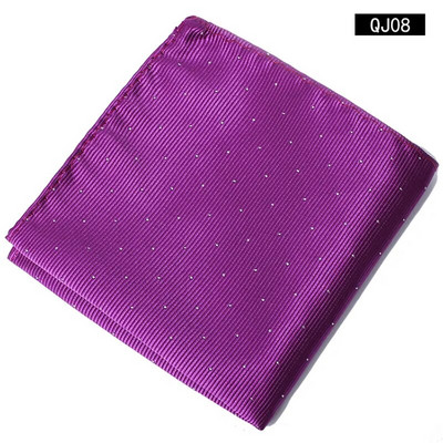 Bezmaksas piegāde Ikepeibao Hanky Candy Red Color Polka Dots vīriešu modes kabatas kvadrātveida kabatlakats