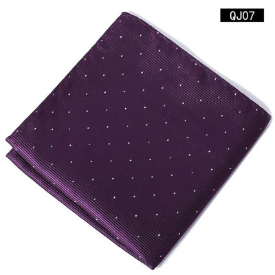 Bezmaksas piegāde Ikepeibao Hanky Candy Red Color Polka Dots vīriešu modes kabatas kvadrātveida kabatlakats