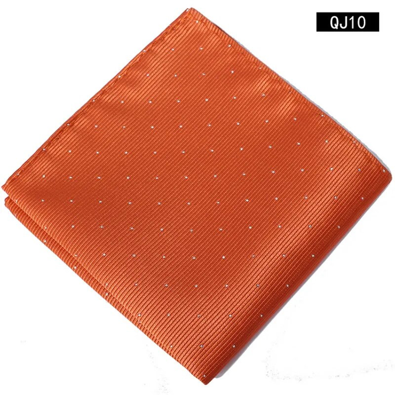 Bezmaksas piegāde Ikepeibao Hanky Candy Red Color Polka Dots vīriešu modes kabatas kvadrātveida kabatlakats