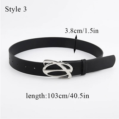 Y2k goth metalna zvijezda kopča kožni remen za žene vintage remen oko struka muški ležerni stil pojas za traperice luksuzni dodaci