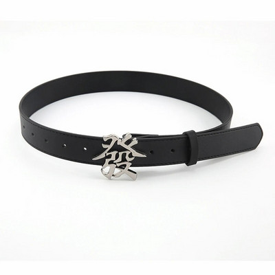 Y2k goth metalna zvijezda kopča kožni remen za žene vintage remen oko struka muški ležerni stil pojas za traperice luksuzni dodaci