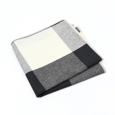 Modni klasični 100% pamuk džepni kvadrat za muškarce Žene 25 cm širine Plavo Sivo Smeđe Poslovno vjenčano odijelo Rupčić maramice