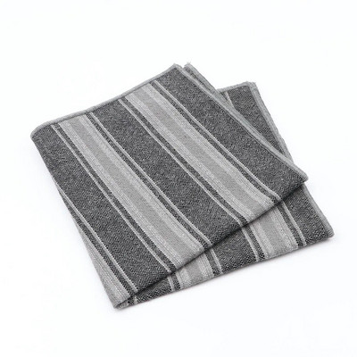 Modni klasični 100% pamuk džepni kvadrat za muškarce Žene 25 cm širine Plavo Sivo Smeđe Poslovno vjenčano odijelo Rupčić maramice