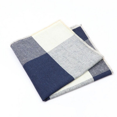 Modni klasični 100% pamuk džepni kvadrat za muškarce Žene 25 cm širine Plavo Sivo Smeđe Poslovno vjenčano odijelo Rupčić maramice