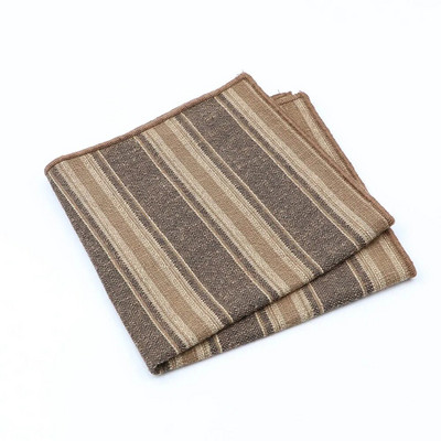 Modni klasični 100% pamuk džepni kvadrat za muškarce Žene 25 cm širine Plavo Sivo Smeđe Poslovno vjenčano odijelo Rupčić maramice