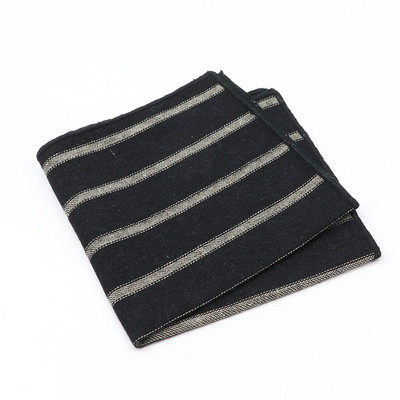 Modni klasični 100% pamuk džepni kvadrat za muškarce Žene 25 cm širine Plavo Sivo Smeđe Poslovno vjenčano odijelo Rupčić maramice