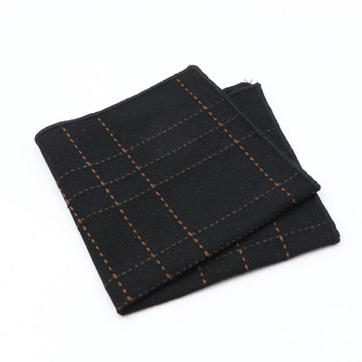 Modni klasični 100% pamuk džepni kvadrat za muškarce Žene 25 cm širine Plavo Sivo Smeđe Poslovno vjenčano odijelo Rupčić maramice