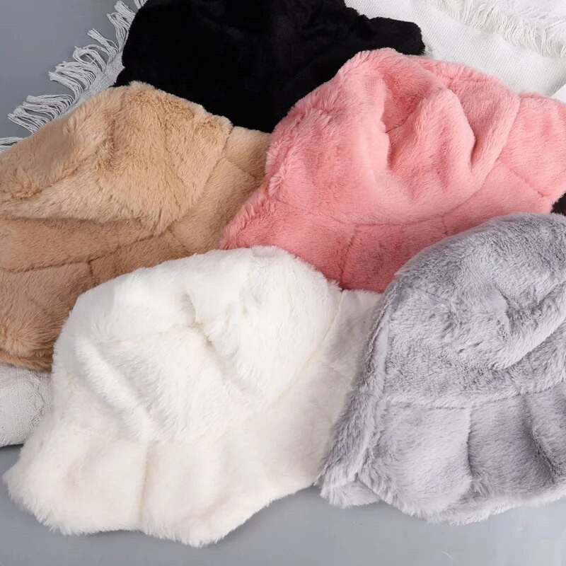 Mīksta volānveida, salda kausa cepure plīša lotosa lapa ziemai silta zvejnieka cepure sievietes meitenes rudens āra Panama ikdienas cepures cepures