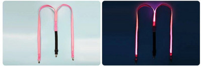 LED-es függeszték világító LED-es csokornyakkendő, megvilágított övkapcsos nadrágtartó Vintage újdonság, rugalmas, állítható függesztő a Club Patry számára