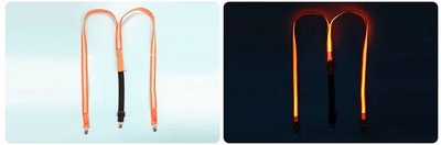 LED-es függeszték világító LED-es csokornyakkendő, megvilágított övkapcsos nadrágtartó Vintage újdonság, rugalmas, állítható függesztő a Club Patry számára