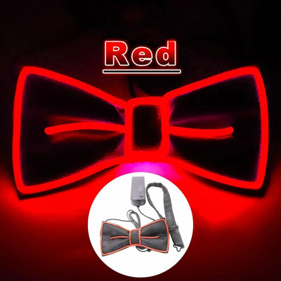 LED-es függeszték világító LED-es csokornyakkendő, megvilágított övkapcsos nadrágtartó Vintage újdonság, rugalmas, állítható függesztő a Club Patry számára